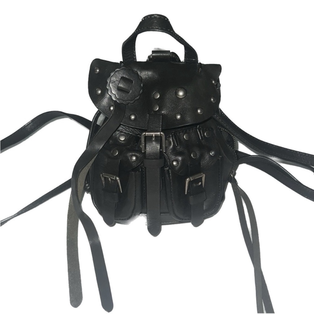 Ralph Lauren mini  Black Studded Women's Backpack/purse
